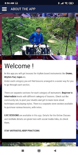 Android application Drum Zone screenshort