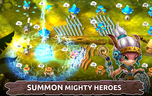 Скачать игру Mushroom Wars 2: RTS Tower Defense & Mushroom War для Android бесплатно