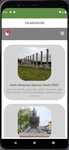 Android application Polarizasyon screenshort