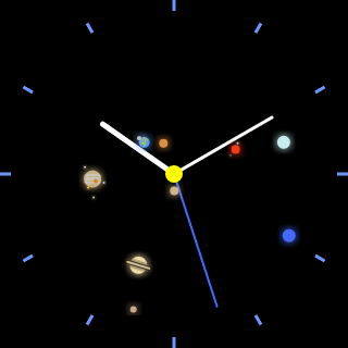 Space Watchface and Widget Screenshot