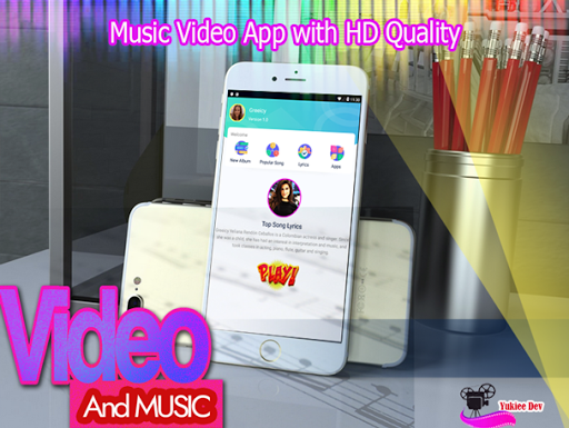 Android application Greeicy Song Lyrics screenshort