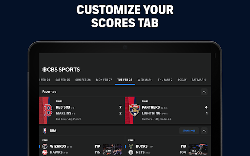 CBS Sports App: Scores & News screenshot