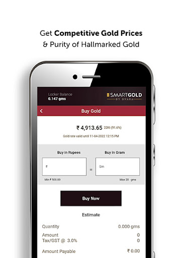 Dvara SmartGold Screen 2