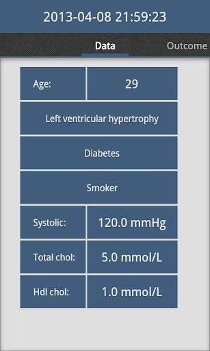 Cardiac risk calculator 2.0 Screenshots 4