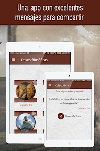 Captura de Pantalla 6 frases filosoficas celebres android
