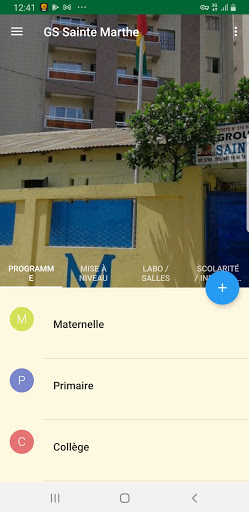 Android application GS Sainte Marthe 1.3 screenshort