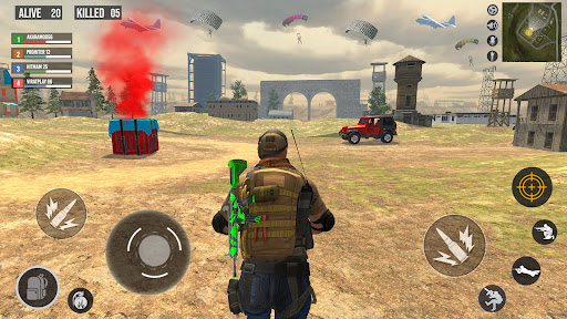 Android application Fire Grand Battle Gun Games screenshort