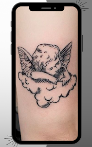 tatuagem de anjo