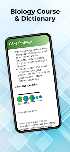 Android application Basic Biology Course screenshort
