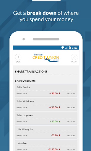Mulcair Credit Union Screen 3