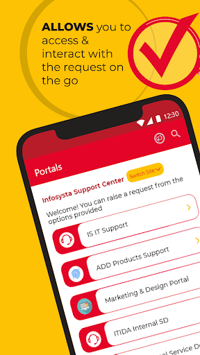 Android application Victoria Dom Servicedesk IT screenshort