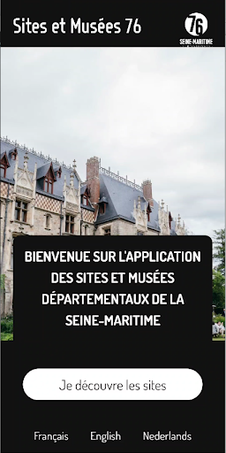Android application Sites et Musées 76 screenshort