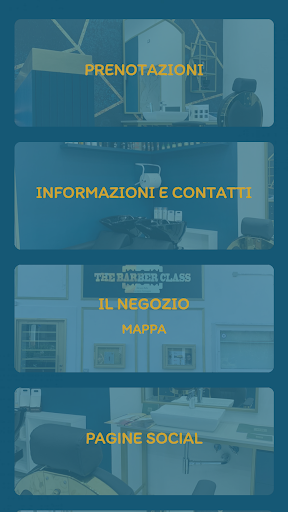 Android application THEBARBERCLASS screenshort