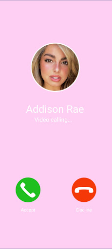 Addison Rae Fake Video Call