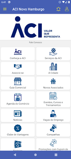 Android application ACI TÁ NA MÃO screenshort