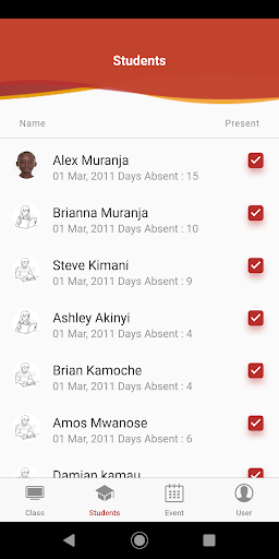 Samar School App Screen 3