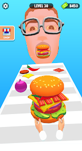 Burger Stack Run Game