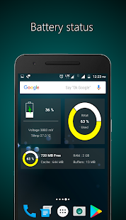 Widgets - CPU | RAM | Battery Screenshot