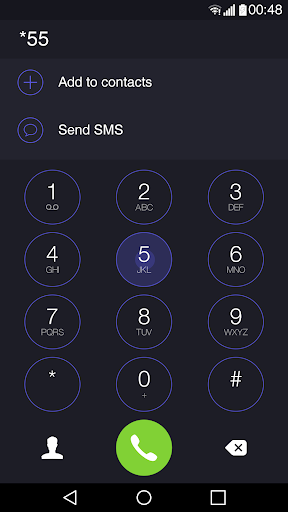 Jazzy Dark Theme for ExDialer Screen 2