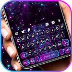 Cover Image of Скачать Shiny Galaxy Live Keyboard Background 1.0 APK
