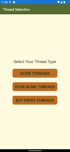 Android application Stub Acme Buttress Threads screenshort
