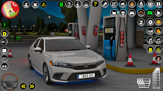 تقدم قيادة السيارة لعبة 3D