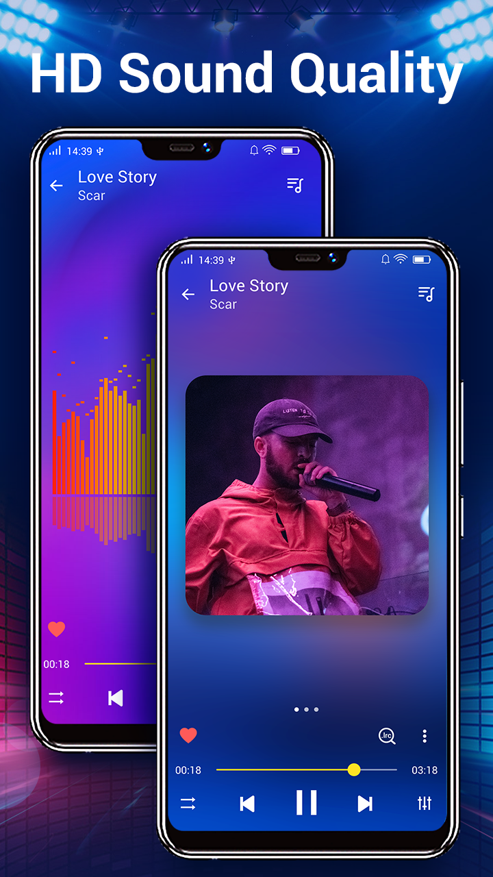 Android application Music Player - Audio Player screenshort