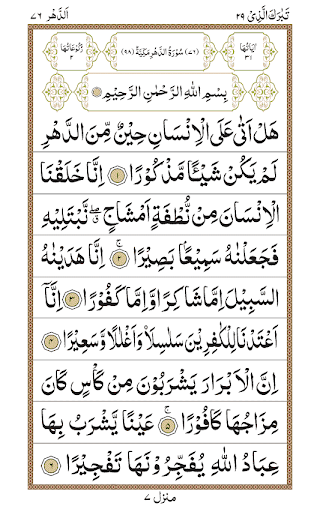 Surah Insan Screen 2