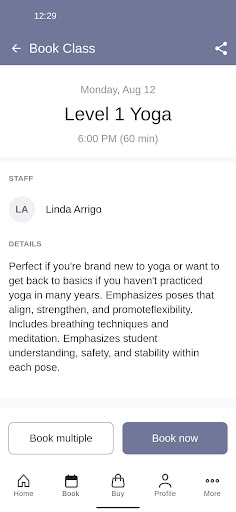 Sunrise Yoga Studio Screen 3