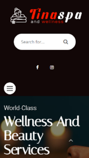Android application Tinah Spa And Wellness screenshort