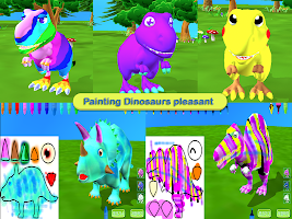 Dinosaur Coloring 3D - AR Cam