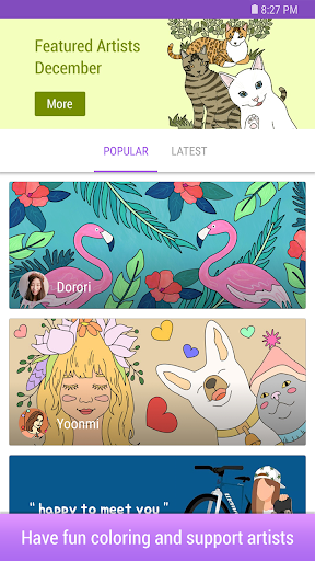ColorFil - Adult Coloring Book Screenshot 3 - AppWisp.com