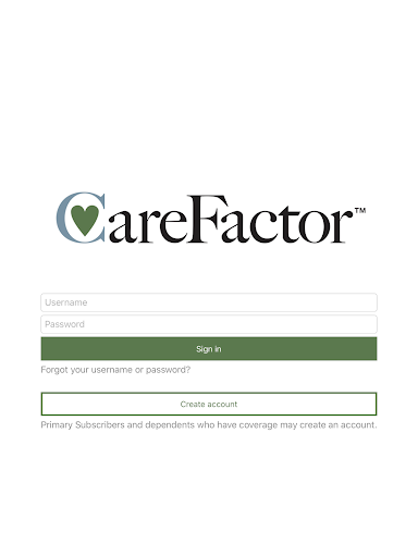 CareFactor Screenshot