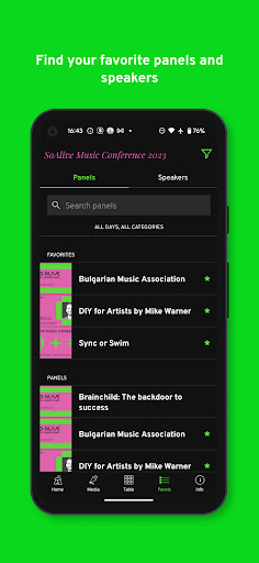 SoAlive Music Conference Screen 3