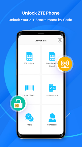 SIM Network Unlock for ZTE Screen 2