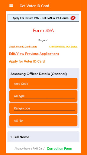 Get Voter ID Card Screen 3