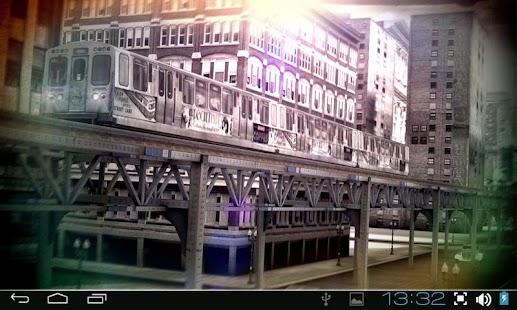 Imagine de fundal animată Chicago 3D Pro Captură de ecran
