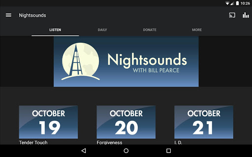 Screenshot of Nightsounds