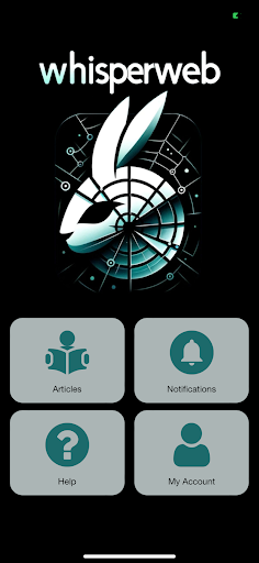 Android application WhisperWeb screenshort