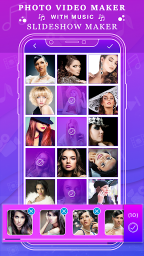 Android application Song Video Maker With Music screenshort