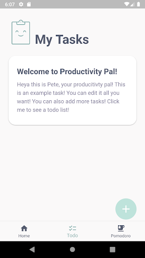 Productivity Pal Screen 3