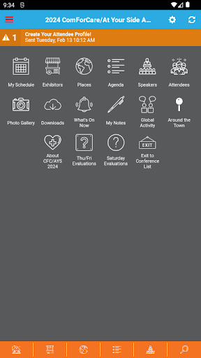 ComForCare/AYS Events Screen 2