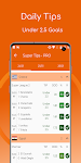 screenshot of Football Tips: BTTS & Over 2.5