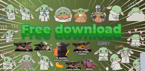 Baby Yoda Stickers for Whatsapp - WAStickerApps