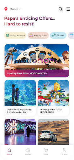 Android application PapasBay screenshort