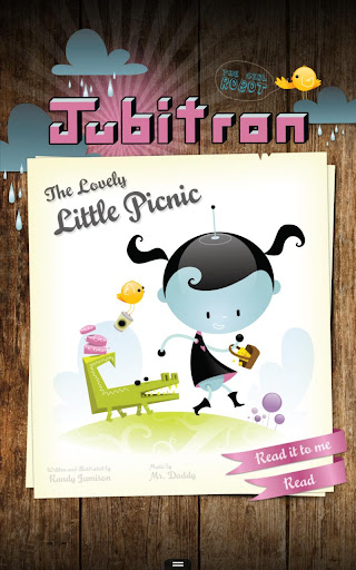 Android application Jubitron the Girl Robot screenshort