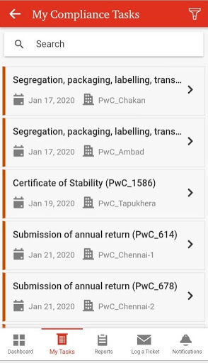 PwC Compliance Insights Screen 3