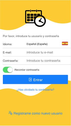 Android application miCita screenshort
