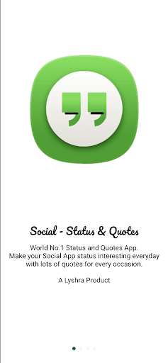 Social - Status & Quotes Screen 2