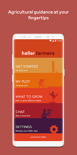 Android application Haller Farmers screenshort